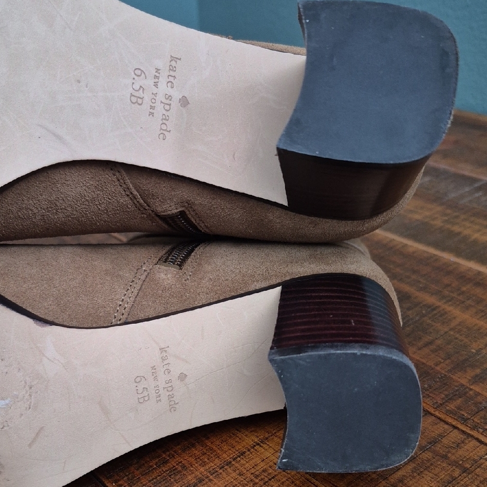 Kate Spade Blaire Suede Ankle Booties - Picture 6 of 7
